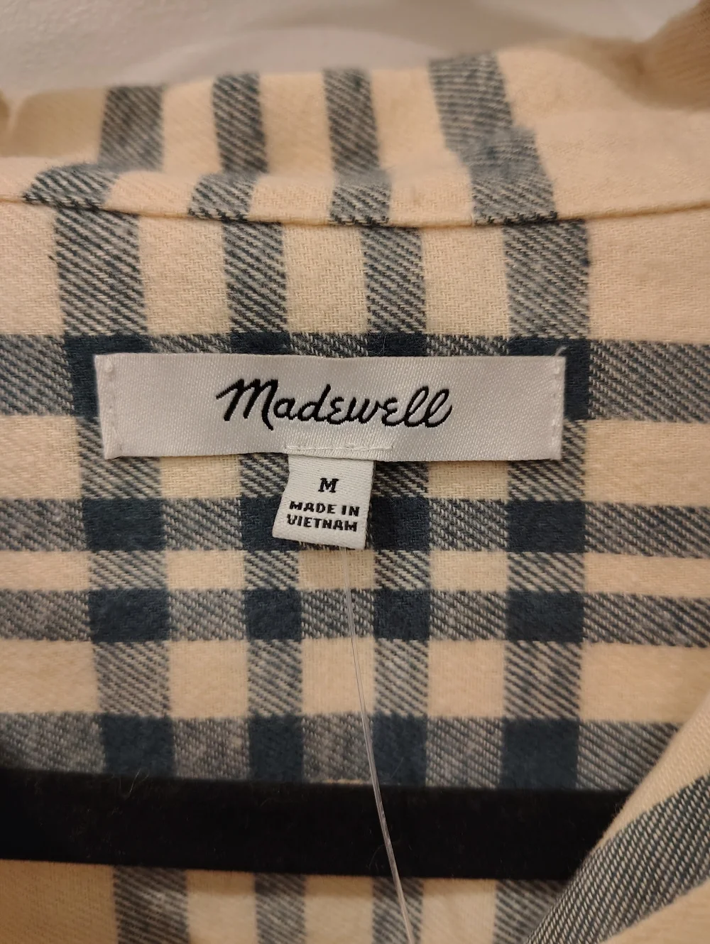 Madewell Oversized Ex-Boyfriend Swing Shirt in Windowpane - Picture 4 of 7